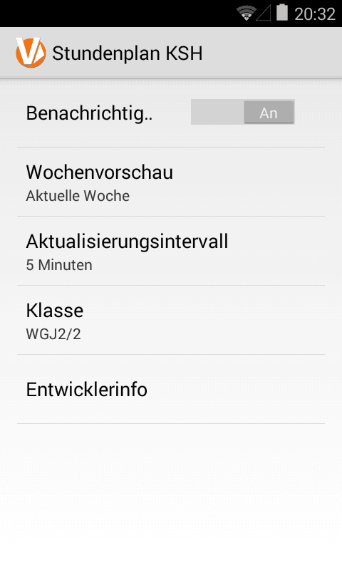 Einstellungen