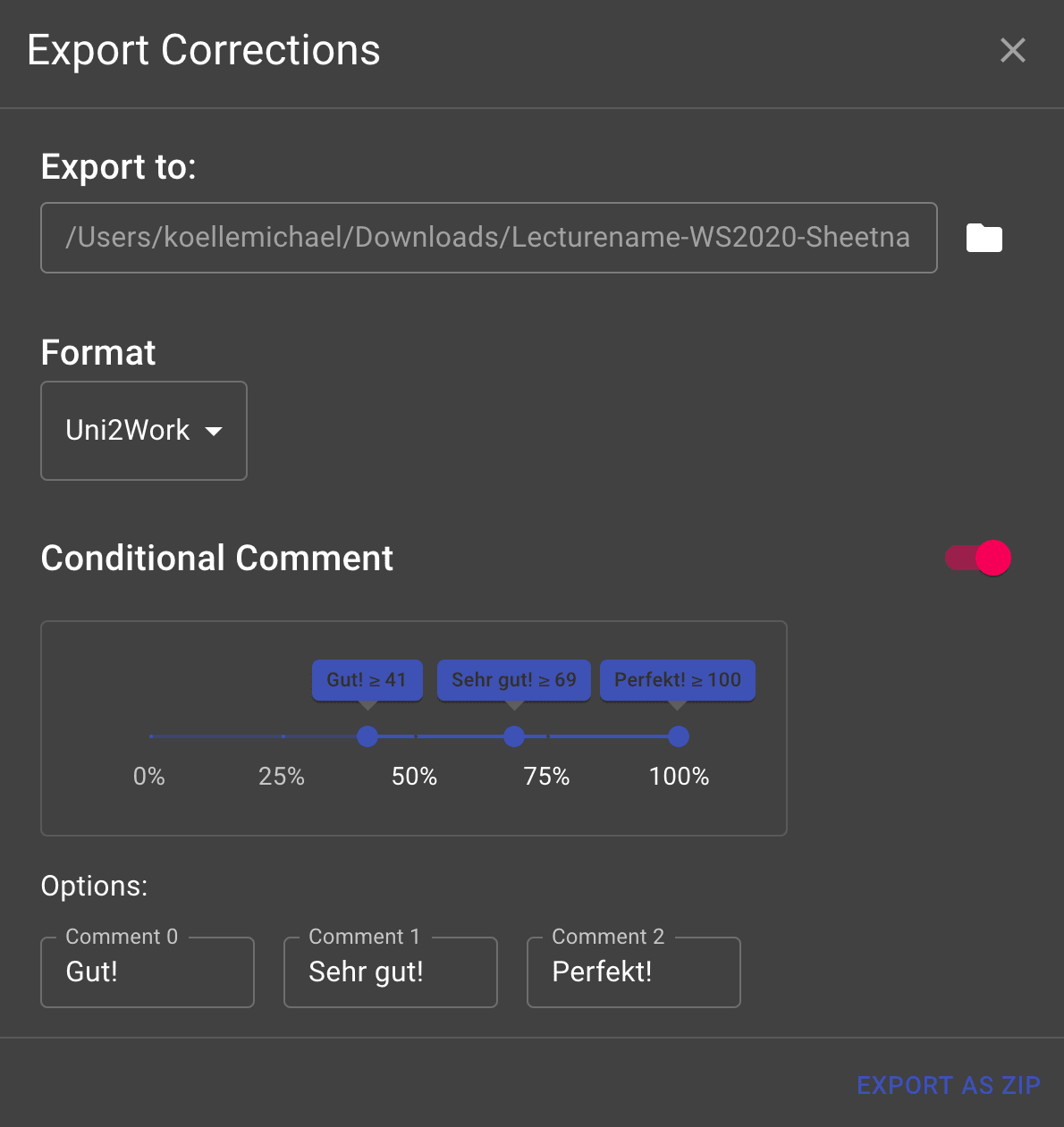 Export