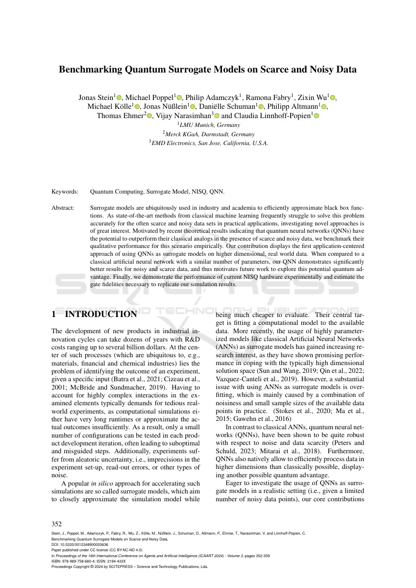 Benchmarking Quantum Surrogate Models on Scarce and Noisy Data